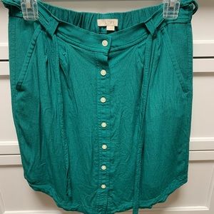 Loft green skirt